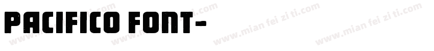 Pacifico Font字体转换